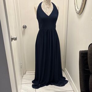 Bill Levkoff Gown in Navy blue